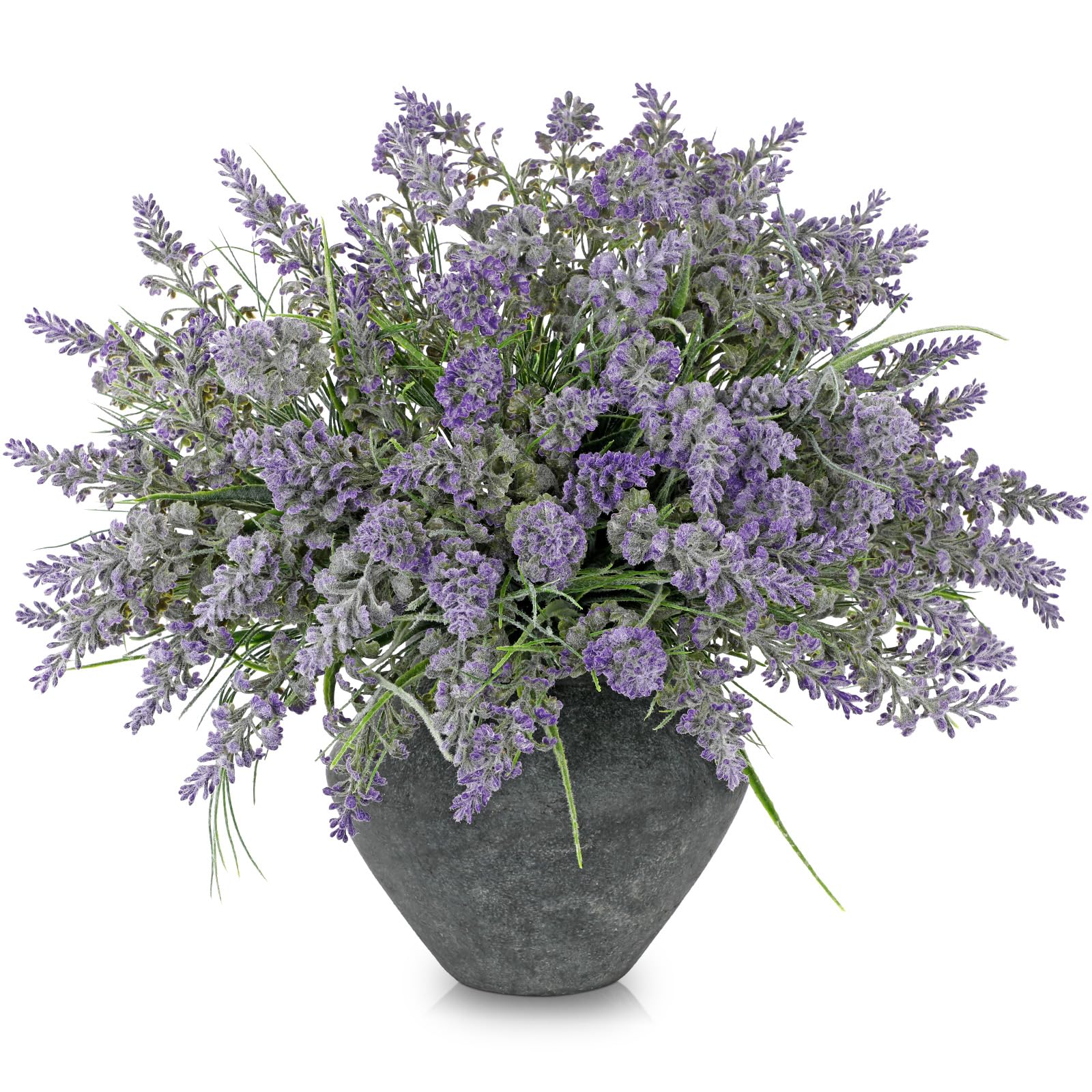 Fleurs de lavande artificielles lot de 12 pour jardinière extérieure et déco mariage champêtre