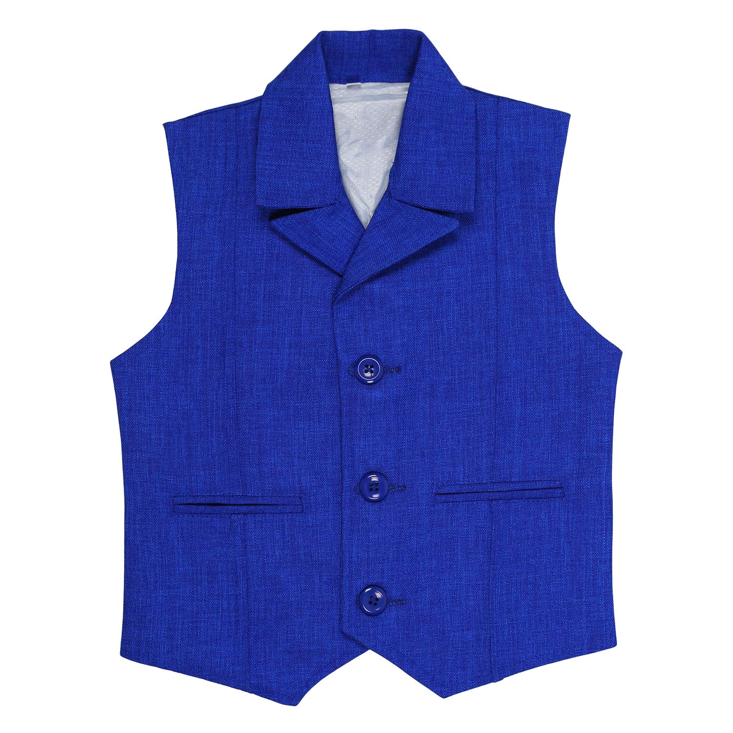 Kidling Kids Jute Blend Nehru Jacket Waist Coat For Boys - Special Occasion | Formal & Festival Wear | Party Outfit | Wedding Dress for boys - Regular Fit