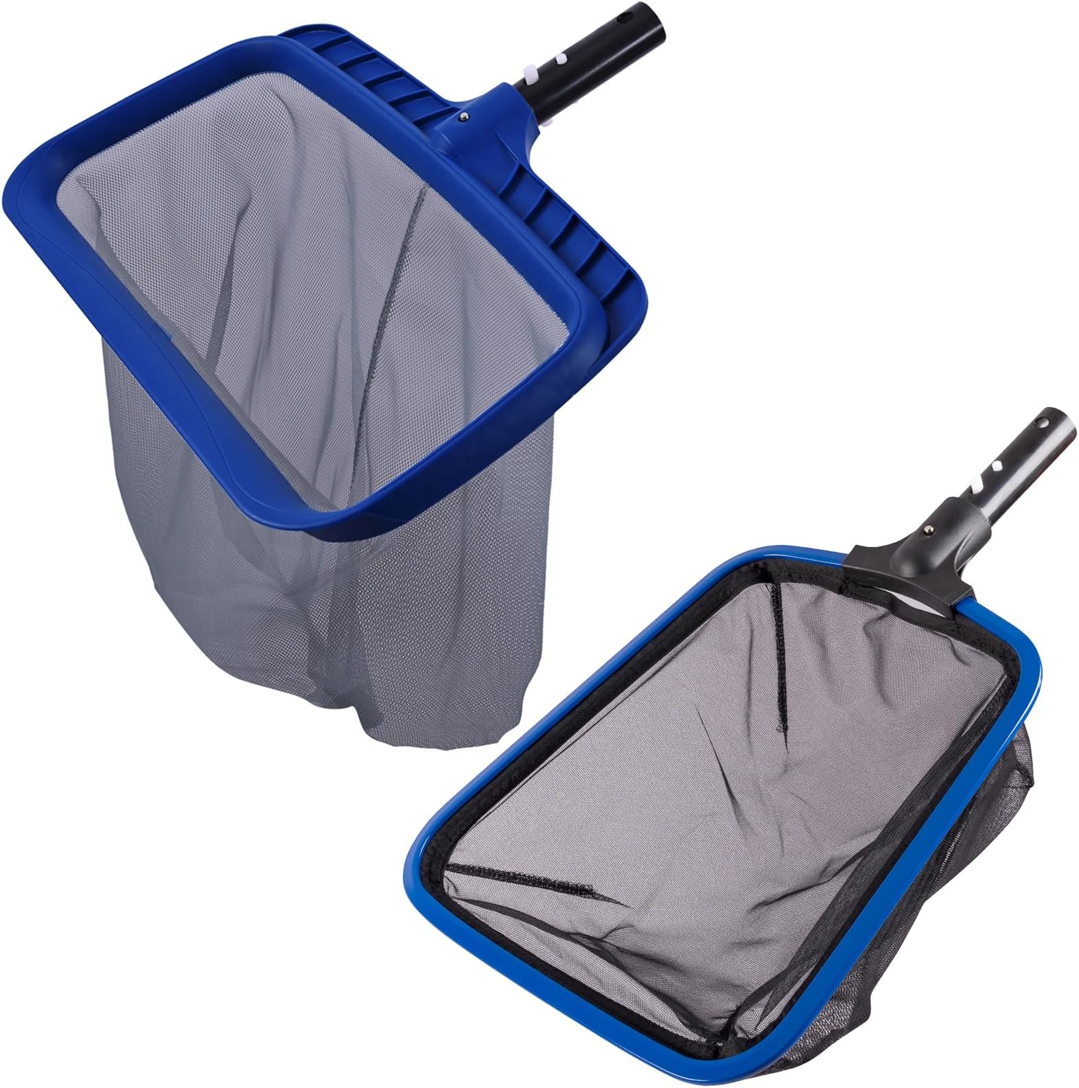 POOLAZA Larger Capacity Pool Net Skimmer with Durable Deep