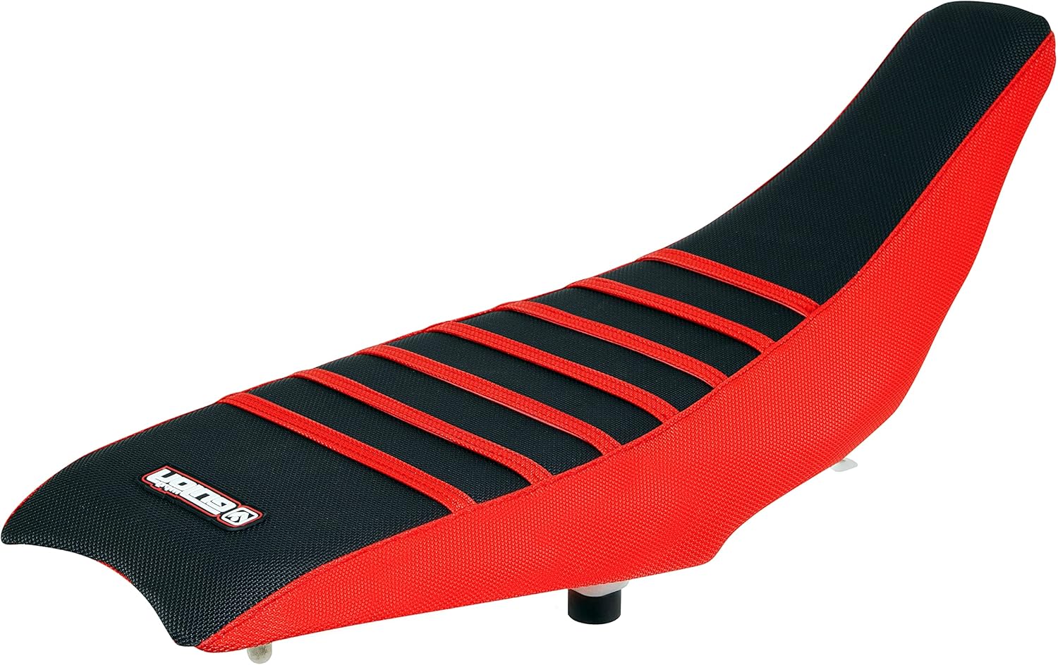 Enjoy Mfg Seat Cover - Compatible with Honda 2006-2024 TRX 250 TRX 250 EX #206 (RED Sides/Black TOP/RED Ribs)