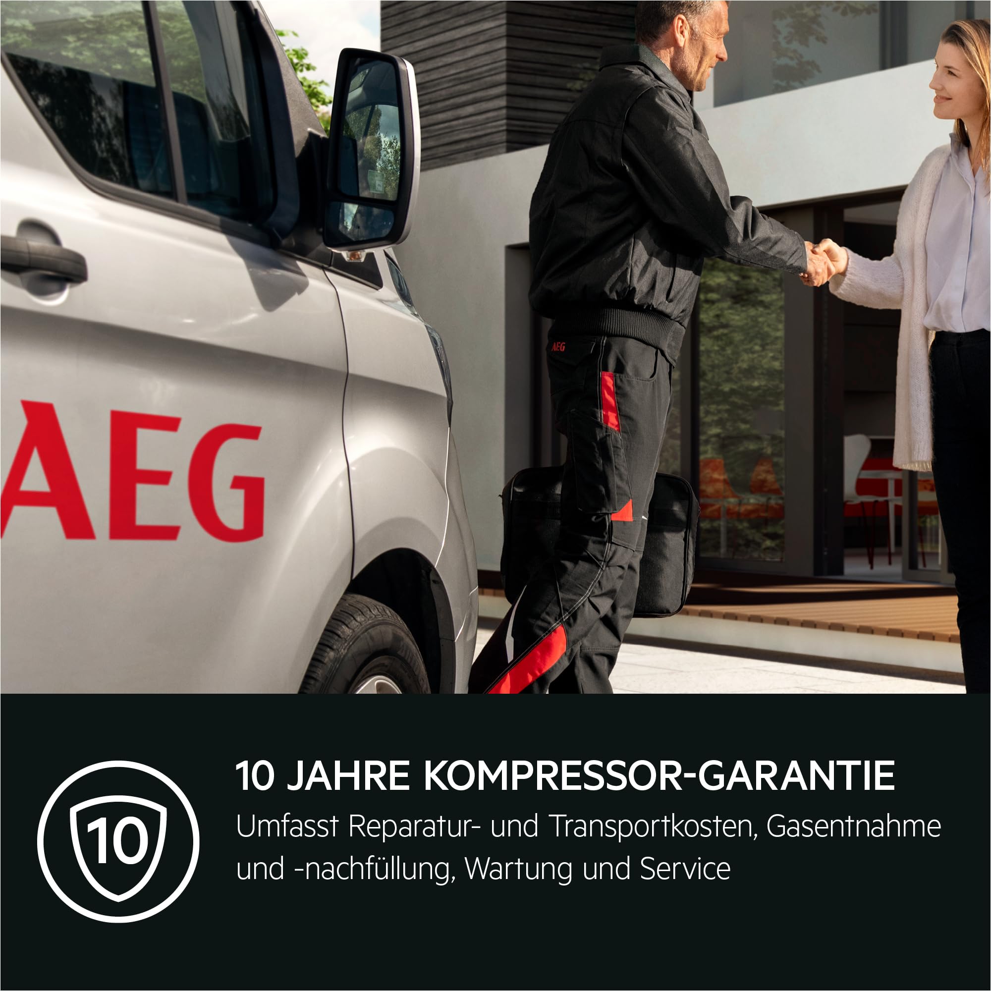 AEG Einbau-Kühl-Gefrier-Kombination 178cm, von Stiftung Warentest mit Gut (2,0) Bewertet, Serie 8000: 360°Cooling Optimale Luftfeuchtigkeit, Kühl- (182L) und Gefrierraum (62L), NoFrost, TSC8M181BC