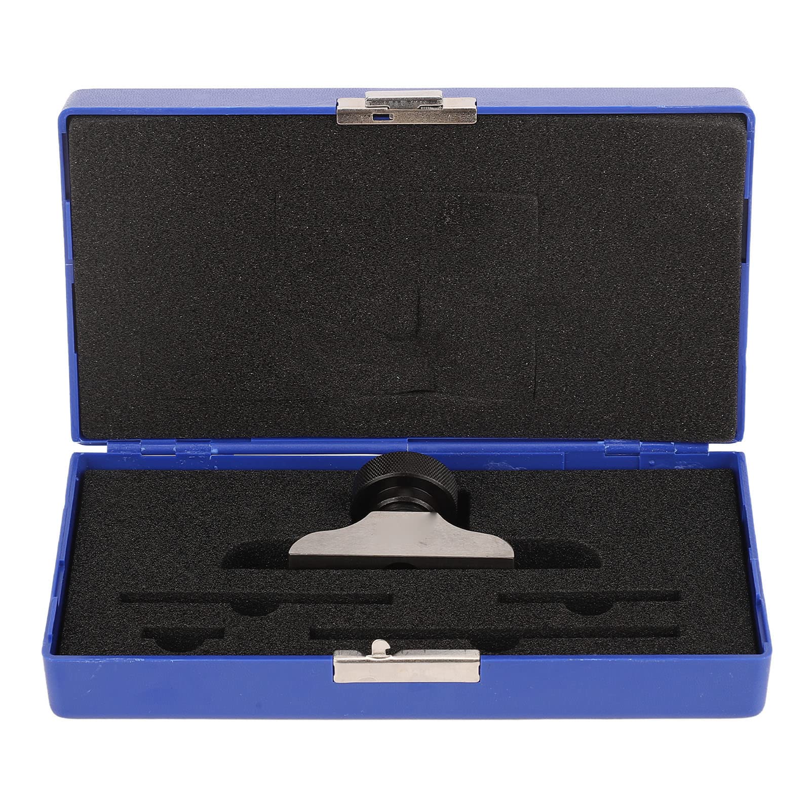 ZJchao Base del Indicador de Marcado, Soporte de Micrómetro de Profundidad de Acero Inoxidable con 3 Varillas de Extensión Micrómetro Soporte del Indicador del Dial para el de Dial de Profundidad