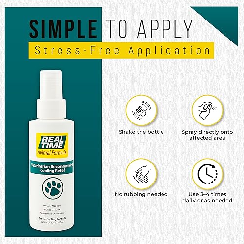 Miniatura 5 de Real Time Pain Relief Fórmula para mascotas – Botella de spray de 4 onzas | Alivio recomendado por veterinarios para mascotas | 16 ingredientes