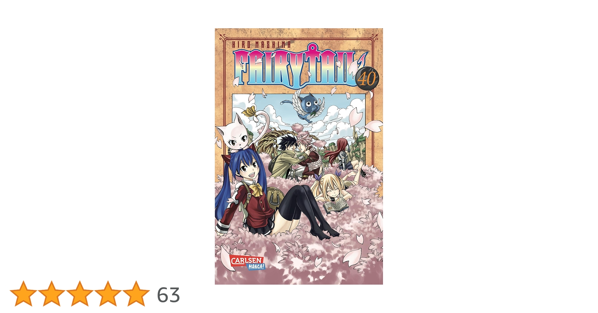 真島ヒロの人気漫画、FAIRY TAIL 一斉販売！ Amazon.co.jp: Fairy Tail 40 : 本