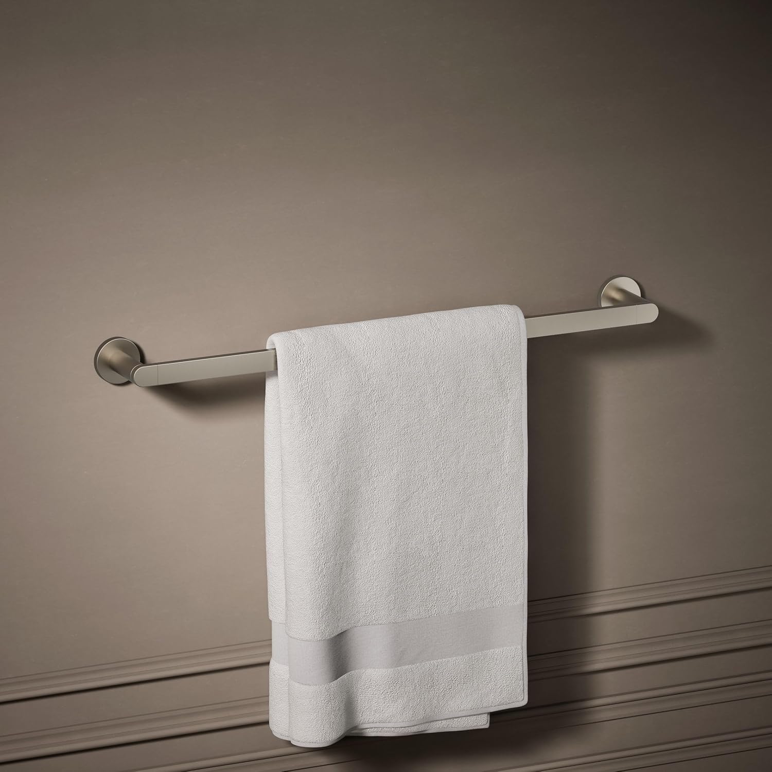 Kohler 73142-BN Composed® 24" Towel bar, Vibrant Brushed Nickel