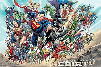Amazon Poster Stop Online ジャスティス リーグ Jla コミックポスター プリント Dc ユニバース復活 サイズ36インチ X 24インチ インテリア オンライン通販
