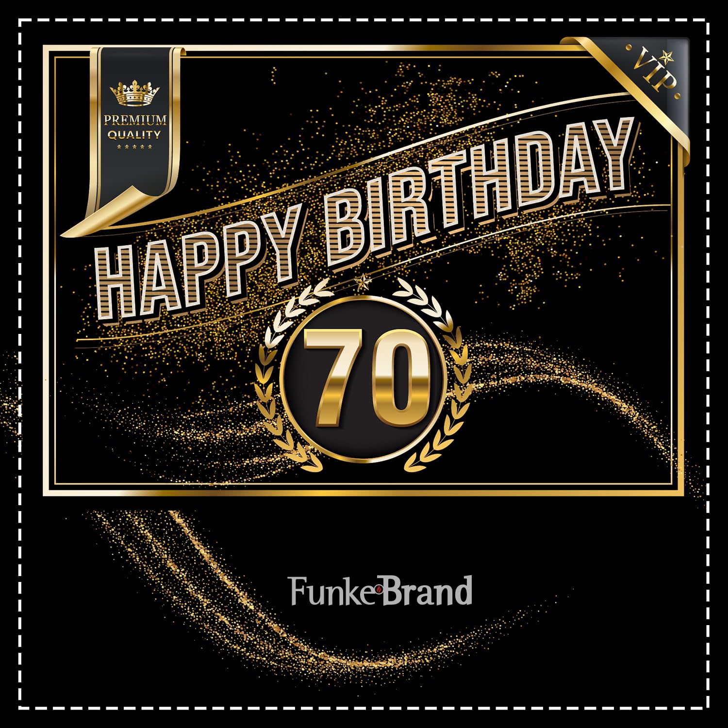 2 etichette per bottiglie di compleanno – Happy Birthday 70 anni – Etichetta per bottiglie di spumante – Regalo di compleanno per donne e uomini per il 70° compleanno