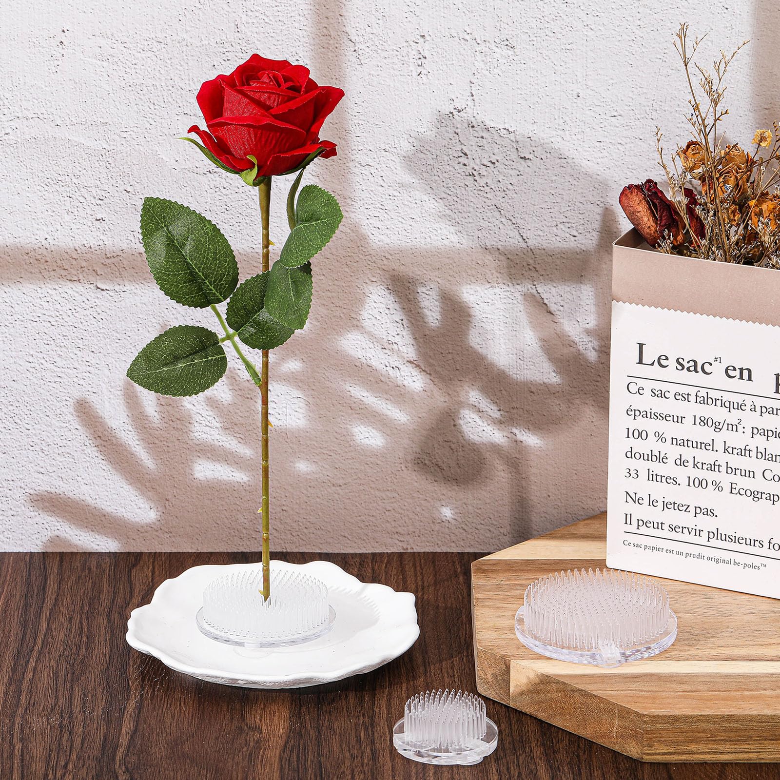 Amazon.com: Waydress 12 Pcs 2.8 Inch Plastic Flower Frog Flower