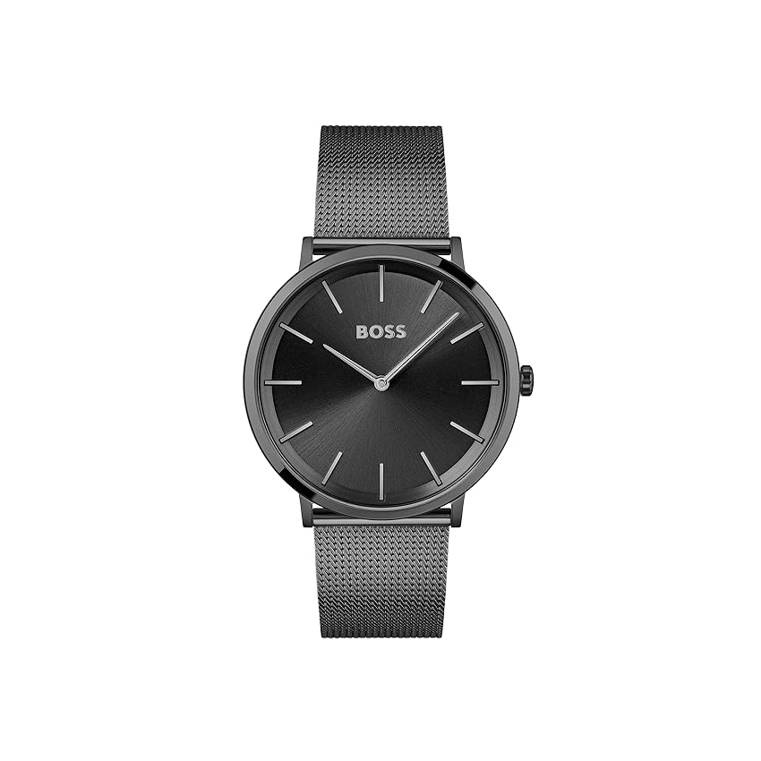 Immagine del prodotto Boss Orologio Analogico al Quarzo da Uomo con Cinturino in Maglia Metallica in Acciaio Inossidabile Nero - 1513826