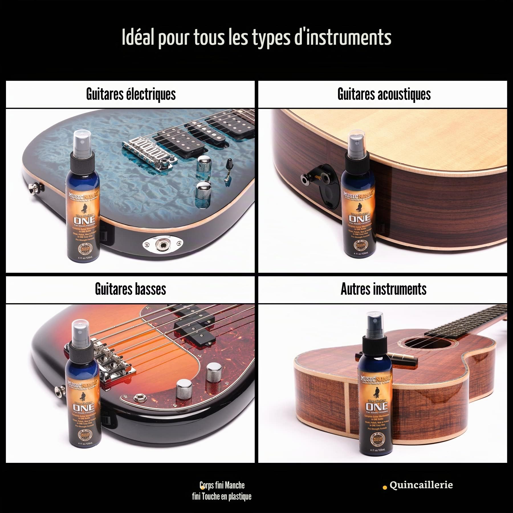 MusicNomad MN108 Kit d'entretien pour Guitare