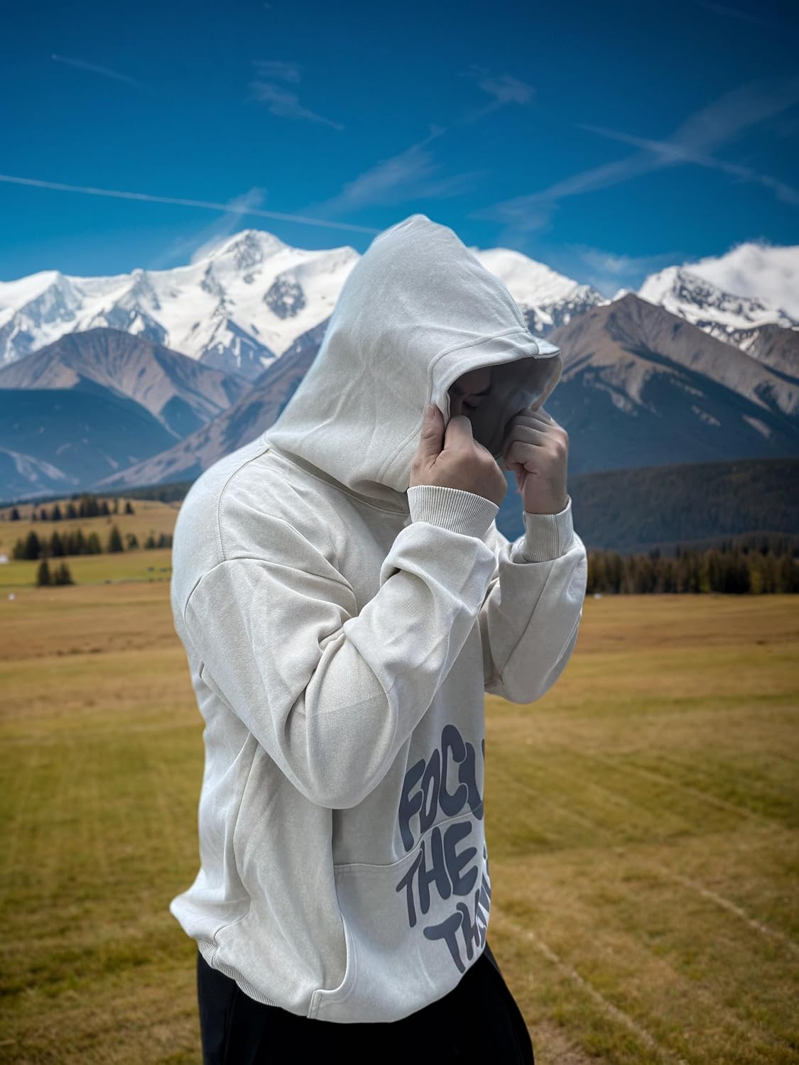 Men's Y2K Letter Print Hoodie Acid Wash Oversize Vintage Hoodies Hip-Hop Baggy Gothic Pullover Sweatshirt - Image 3