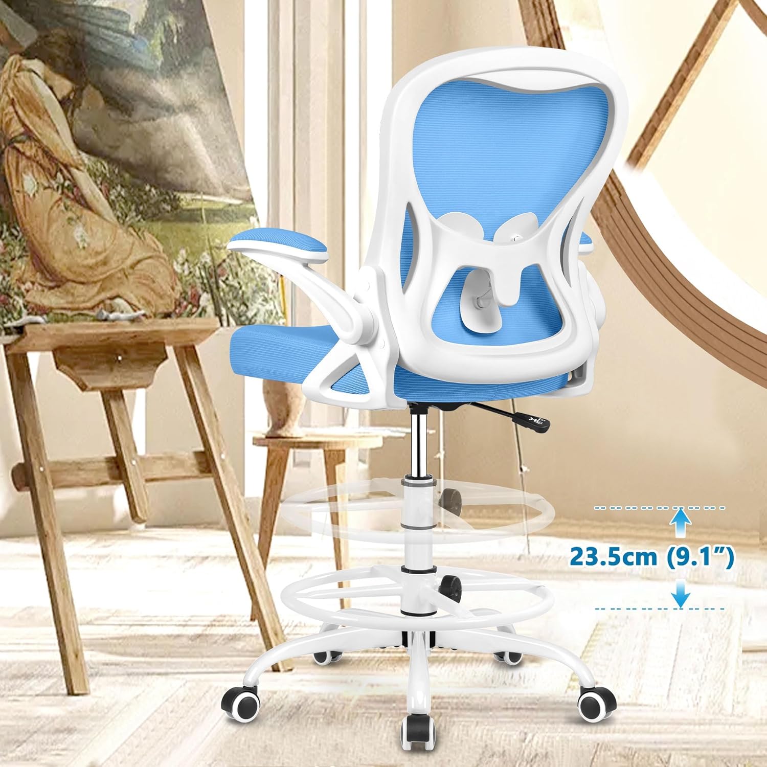 Ergonomic Drafting Chair