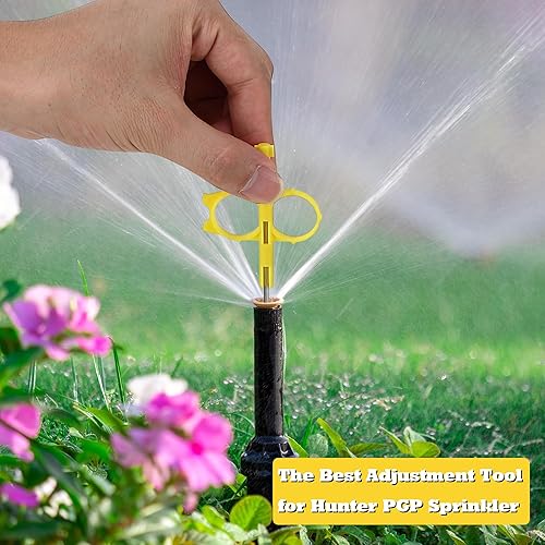 Miniatura 3 de Paquete de herramientas de aspersor para reparación de riego, compatible con el rotor Hunter MP, PGP, Rain Bird serie 5000, ajuste del rotor y