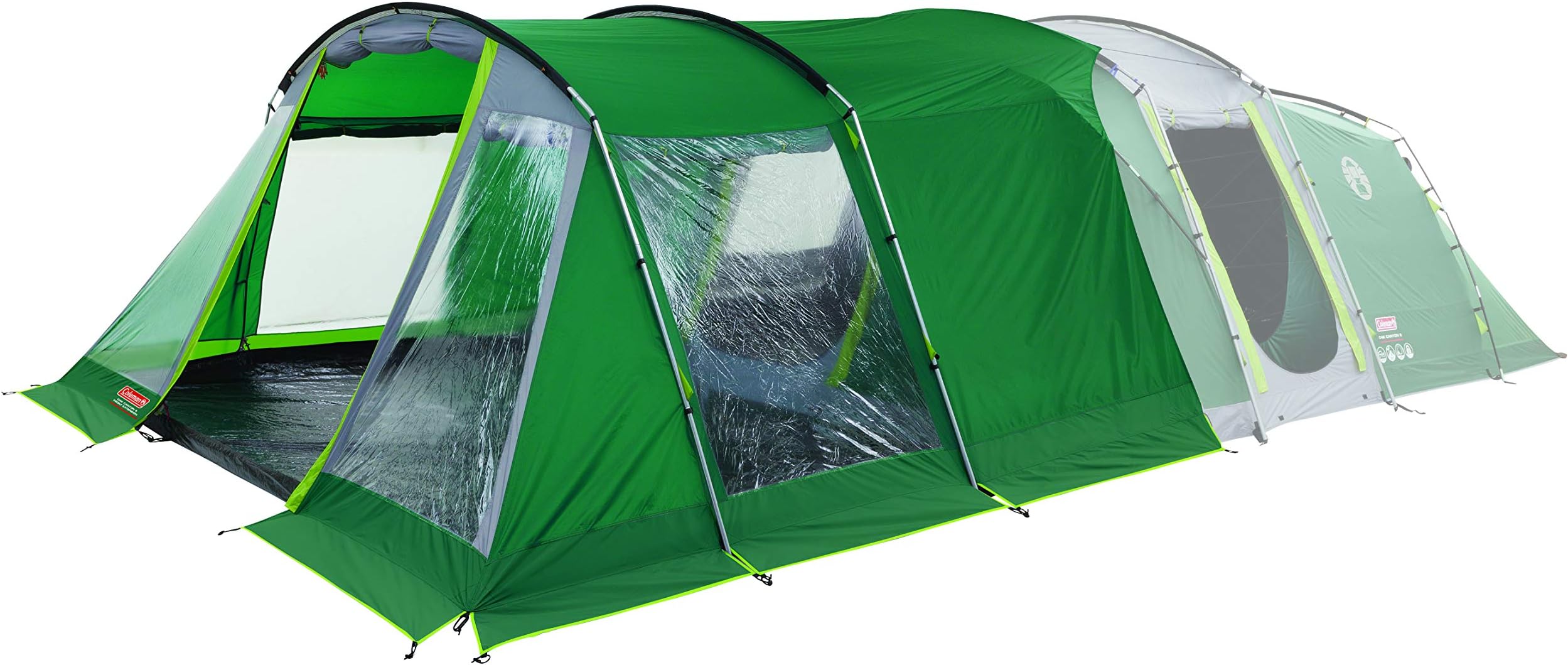 Coleman Oak Canyon 6 Front Extension, Large Vestibule for Oak Canyon 6 Tents, Sturdy Steel Construction, Large Closable PVC Windows, 100 Percent Waterproof, 4.500 HH