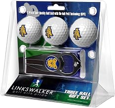 North Carolina A&T Aggies - 3 Golf Ball Gift Pack with Hat Trick Divot Repair Tool Black