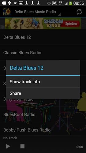 Delta Blues Music Radio – vue 3