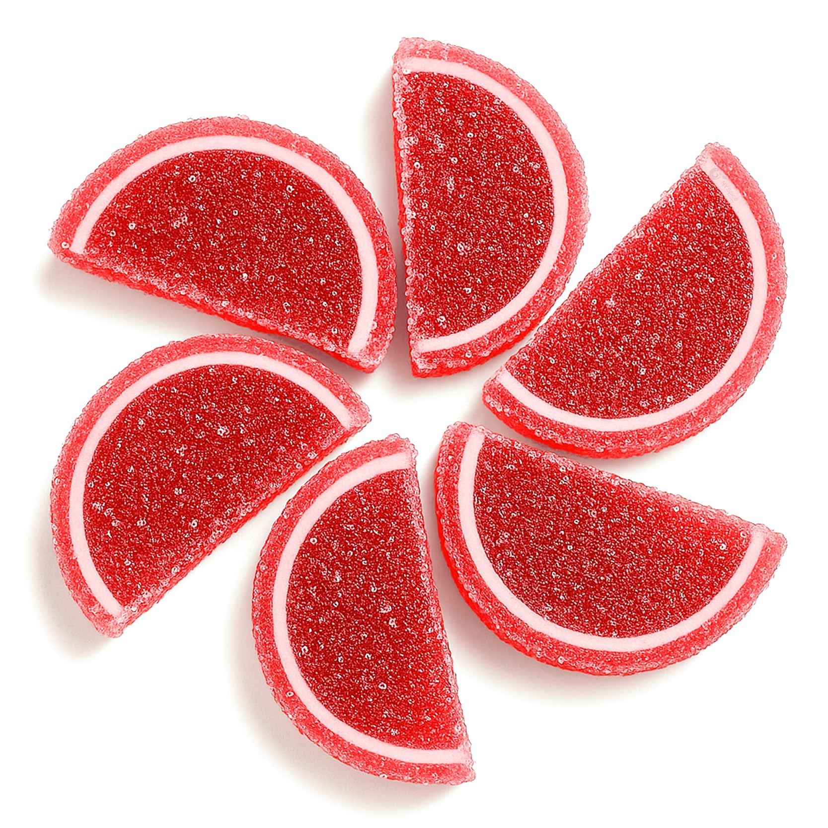 NY Spice Shop Cherry Fruit Slices Jelly Candy - 1 Pound Chewy Citrus Fruits Slices Jelly Candy - Old Fashioned Bulk Jellies Candies - Gummies Fruits