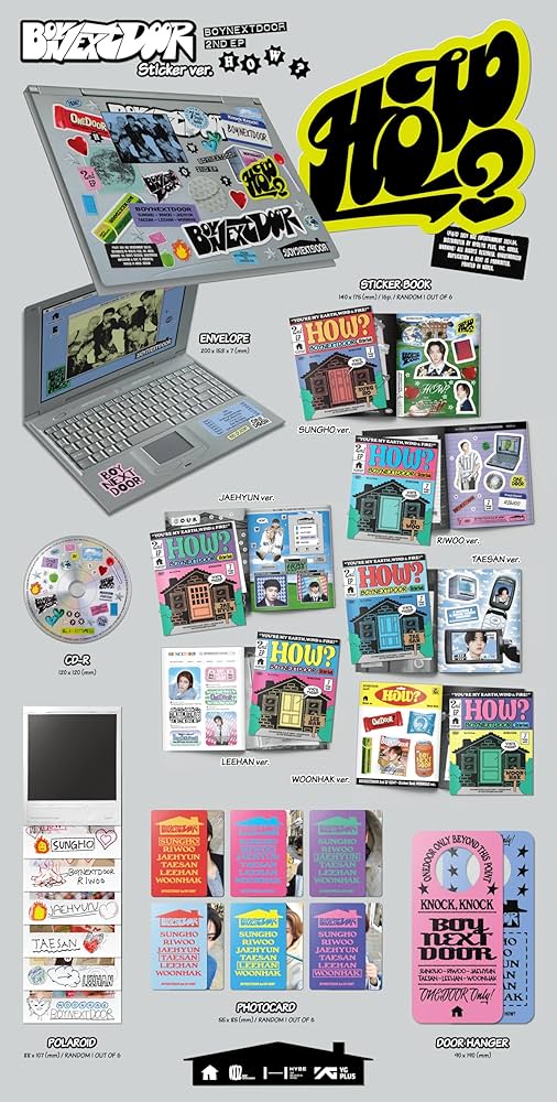 Amazon.co.jp: BOYNEXTDOOR How? 2nd EP Album Full 4 Version