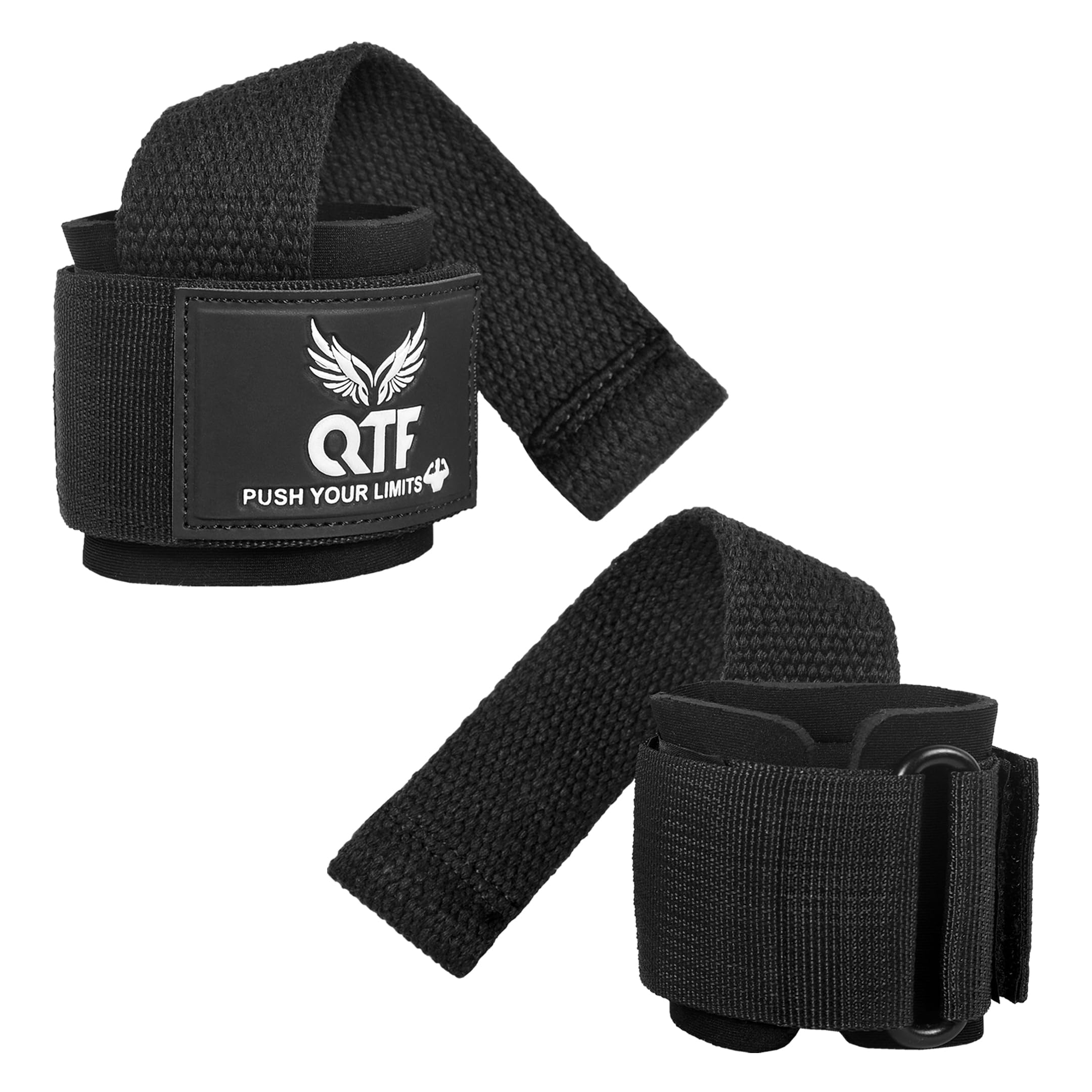 QTF Fasce da polso per sollevamento pesi, supporto per il polso per allenamento, bodybuilding, MMA, powerlifting, allenamento della forza, uomini e donne