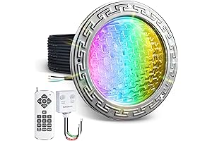 SURAIELEC 10 Inch LED Pool Light: Illuminate Your Pool with Brilliance