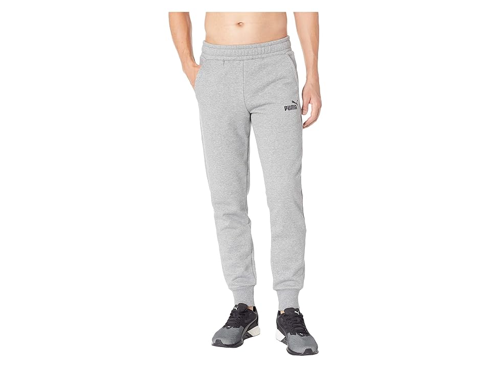 

PUMA Essential Logo Pants Fleece CL (Medium Gray Heather) Men's Casual Pants