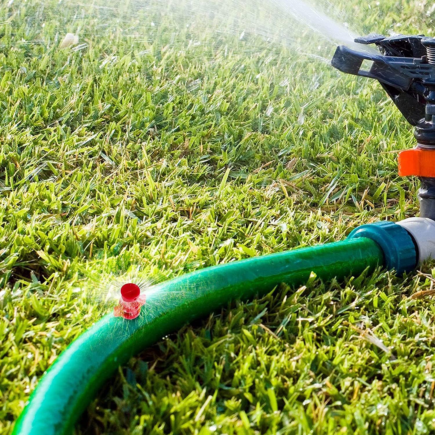 150 Pz Atomizzante Giardino Spruzzatore Spruzzatore 90/180/360 Gradi Micro Giardino Prato Acqua Nebbia Ugello Nebbia Irrigatore Sistema di Irrigazione Acqua Ugello per Patio Outdoor
