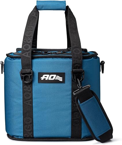 AO Coolers Laguna Canvas Soft-Sided Cooler, Easy-Carry Design, Leak-Proof Liner, Insulated, 18-Can