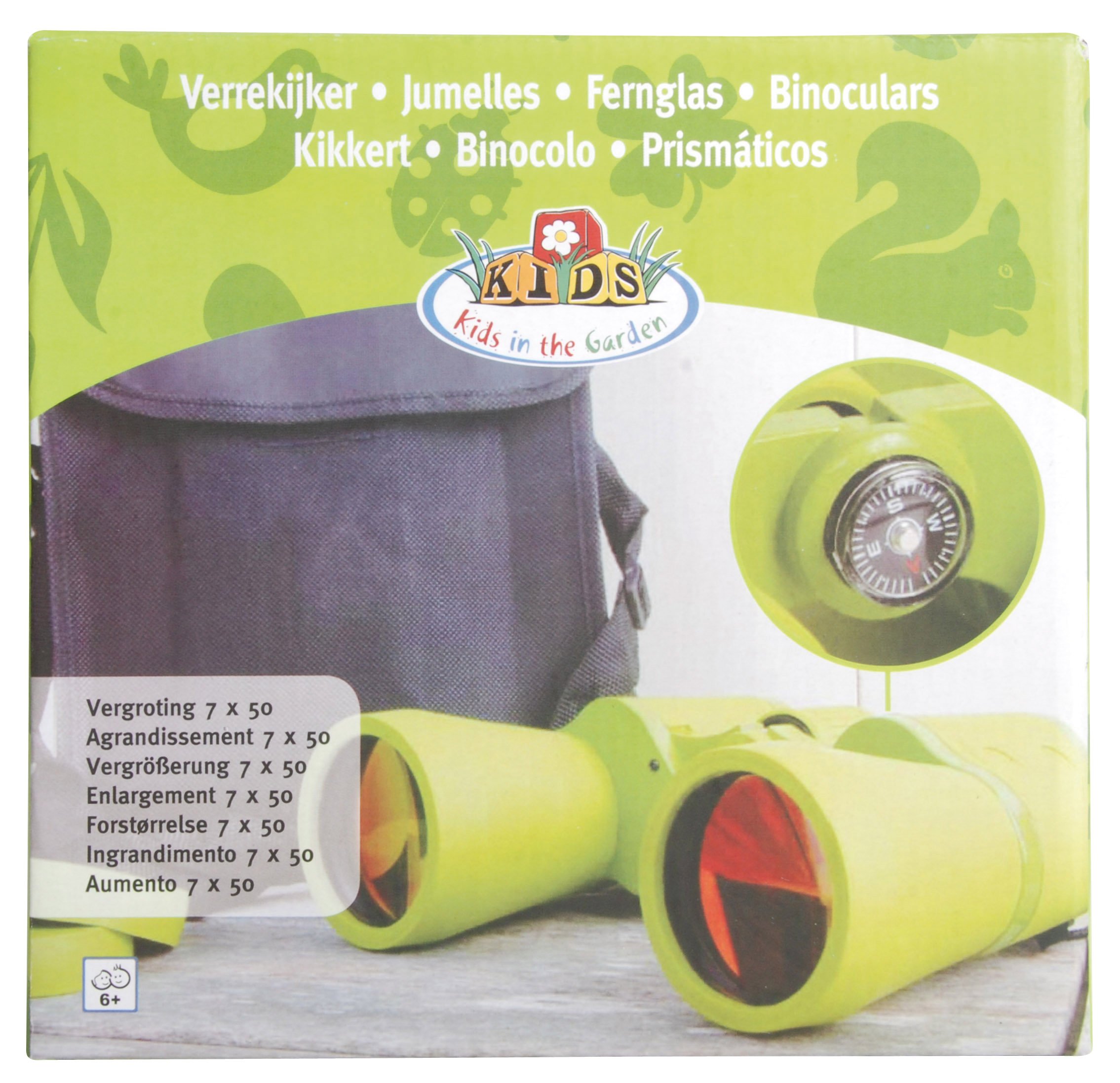 Esschert Design KG126 Jumelles en Plastique pour Enfant Vert 19 x 19 x 8 cm