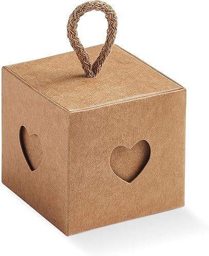 Paquete de 25 cajas de regalo para regalos (6.49 x 4.33 x 1.57 pulgadas)  Cajas de almohada ideales para cajas de regalo de boda o Navidad