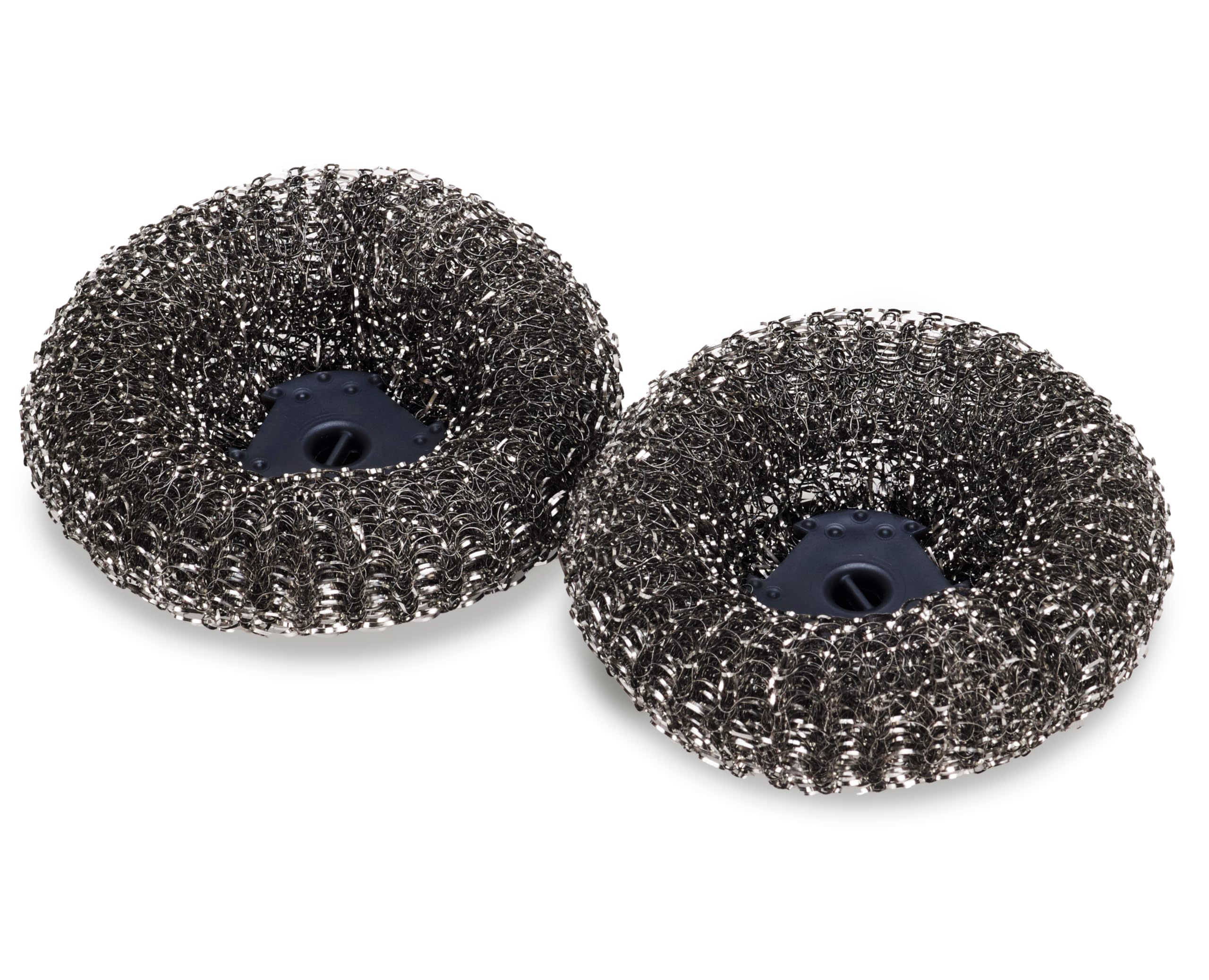 Joseph Joseph SinkTech Stainless Steel Scourer Replacement Heads - 2 Pack, Abrasive Material Removes Stubborn Stains