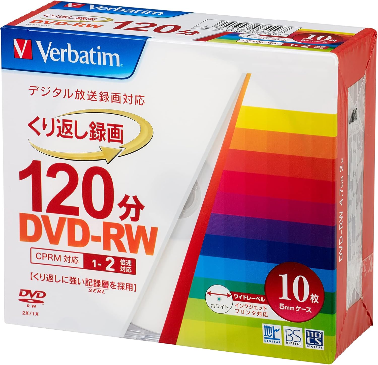 Mitsubishi Chemical Media Verbatim Repeat Recording for DVD – RW