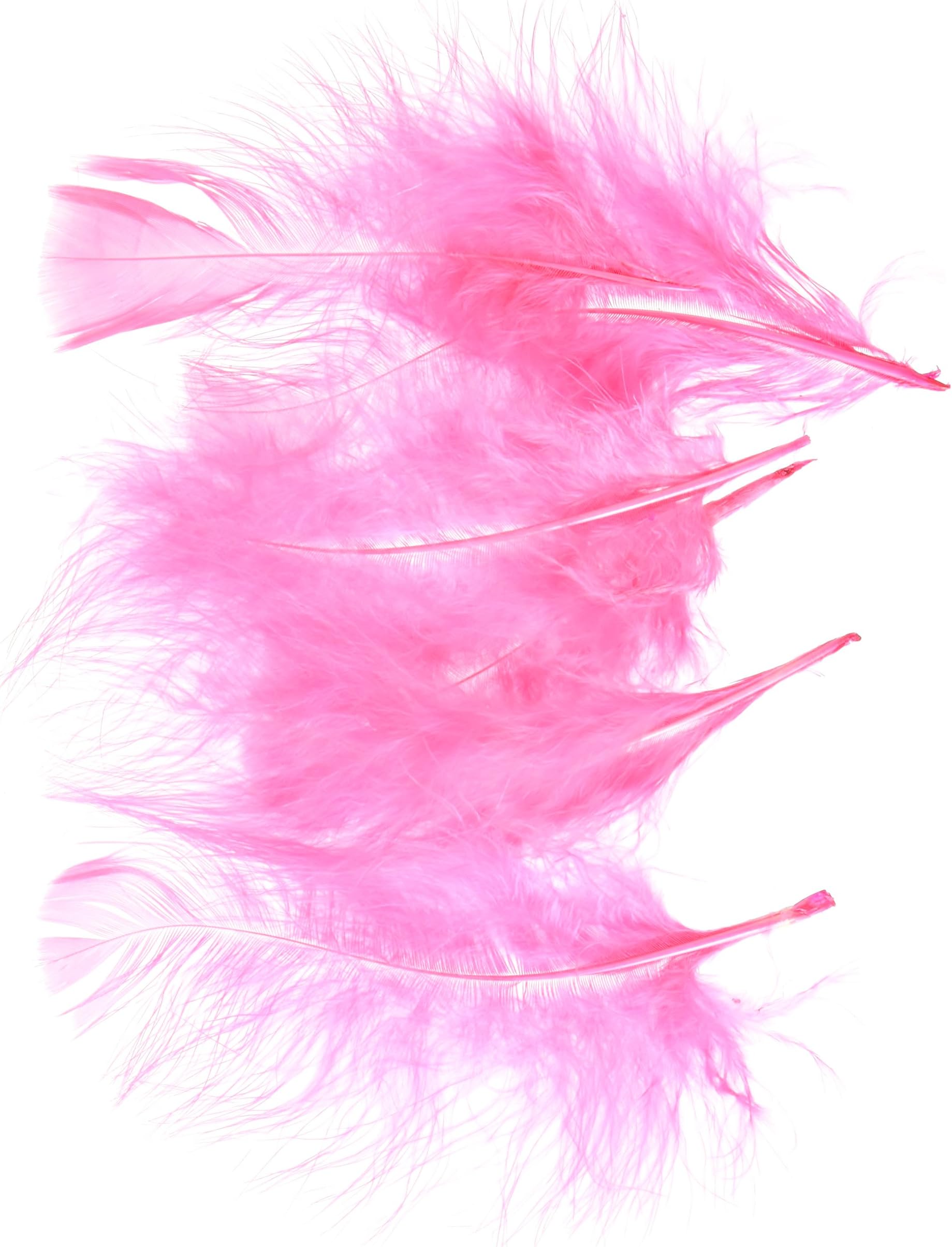 ZUCKER™ Turkey Marabou Loose Dyed Feathers - Pink Orient