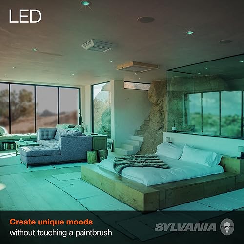 Miniatura 5 de Sylvania LED Flood PAR38 - Bombilla verde, eficiente de 9 W, no regulable, 5 años, base mediana E26, 1 paquete (40829)