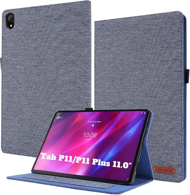 Lenovo Tab P11 & P11 Plus Tablet Case (TB-J606/TB-J607/TB-J616F ) 11 Inch 2021,ATOOZ Ultra Slim with stand Case for Lenovo 11.0 Inch Lenovo Tab P11 Plus Cover TPU Bumper Protective Case
