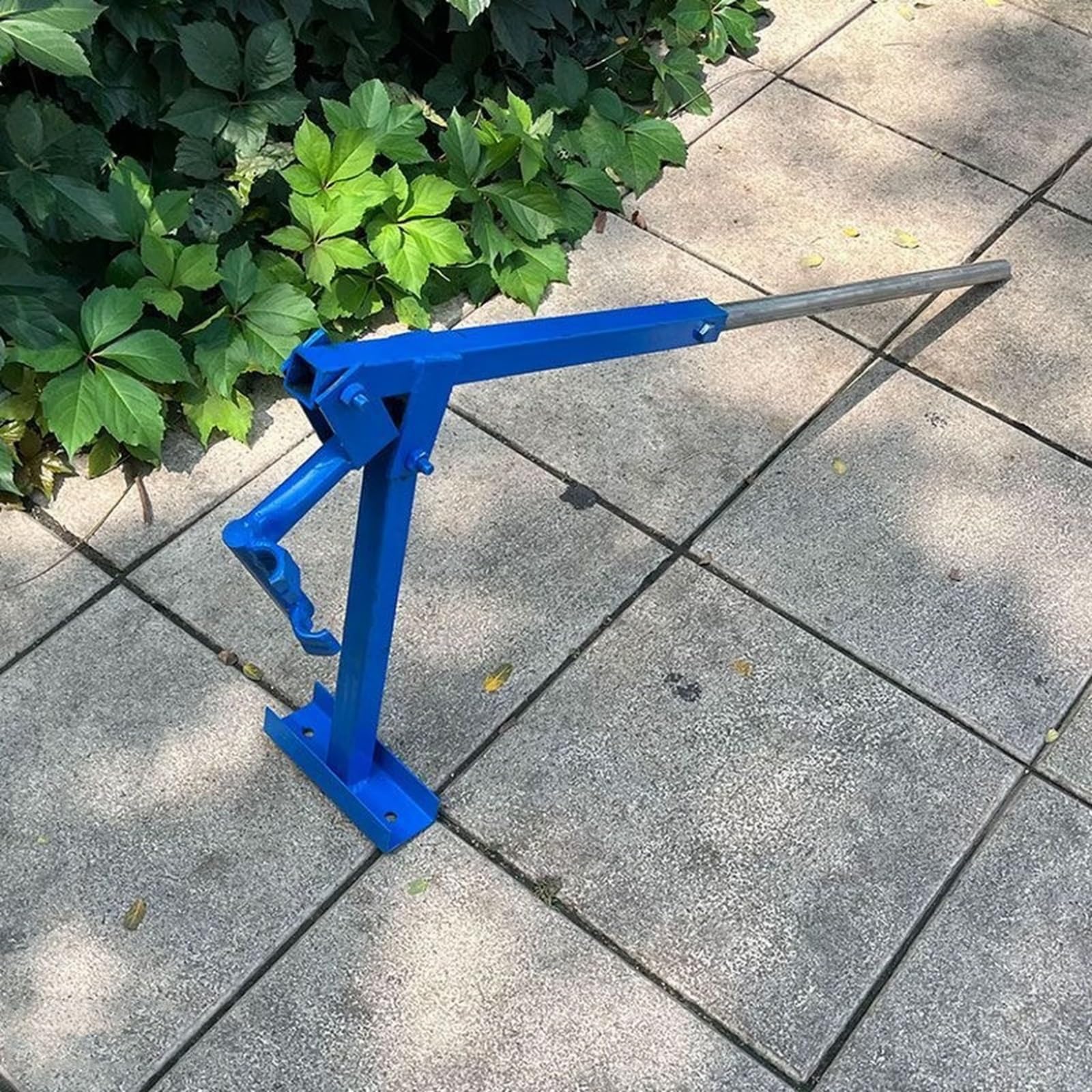 Chzffd One Color High-Leverage Fence Post Remover, Multiful Post Stake Puller Tool With Stable Base, For Stump Removal Wooden Stakes Chicken Fencing(For 18-23Mm Rod)