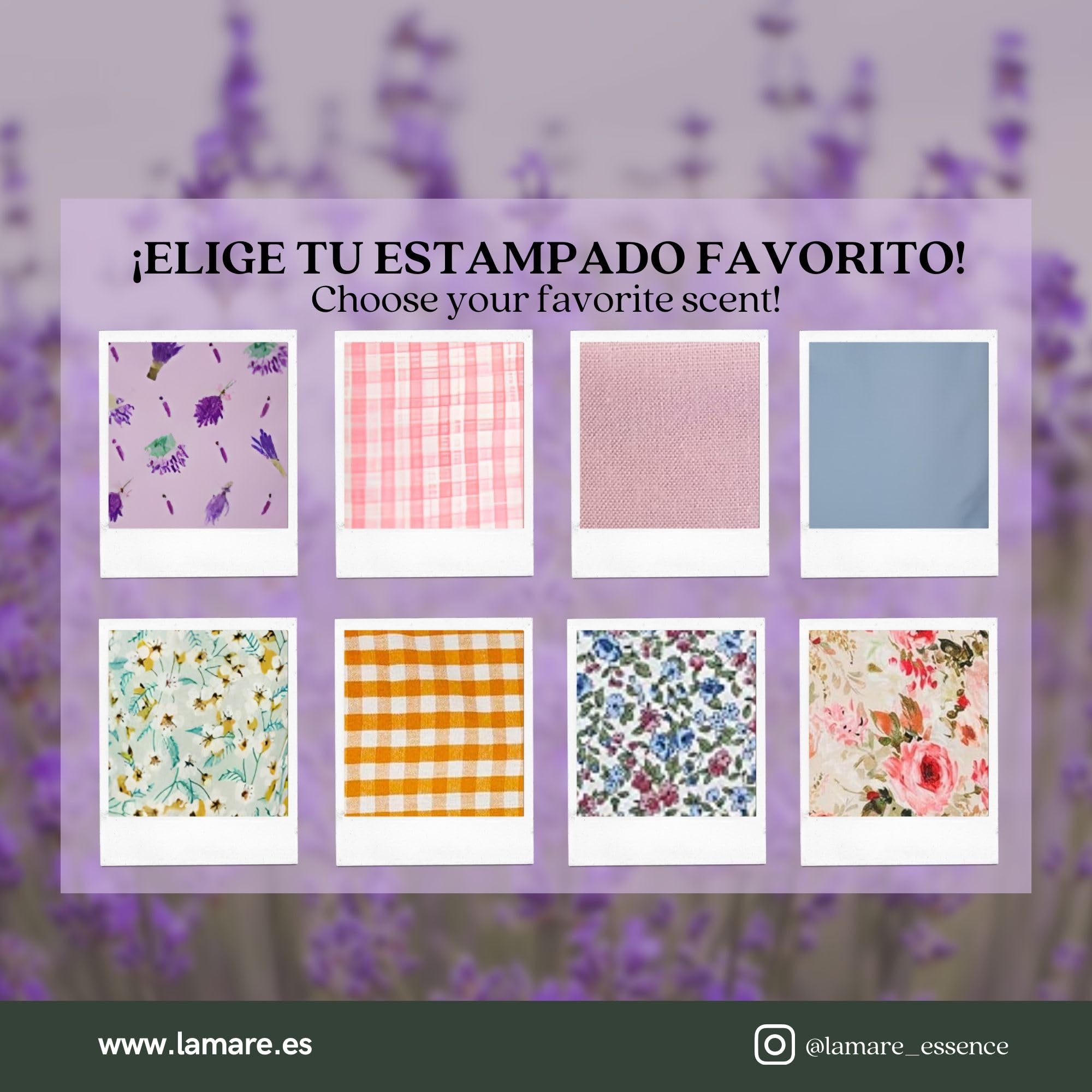 LAMARE Saco Semillas Microondas de Trigo y Lavanda 48 x 15 cm Funda Lavable 100% Algodón - Cojín Térmico Para Cervicales y Terapia Frío y Calor. Saco de Semillas Para Microondas. Lavanda Estampado.