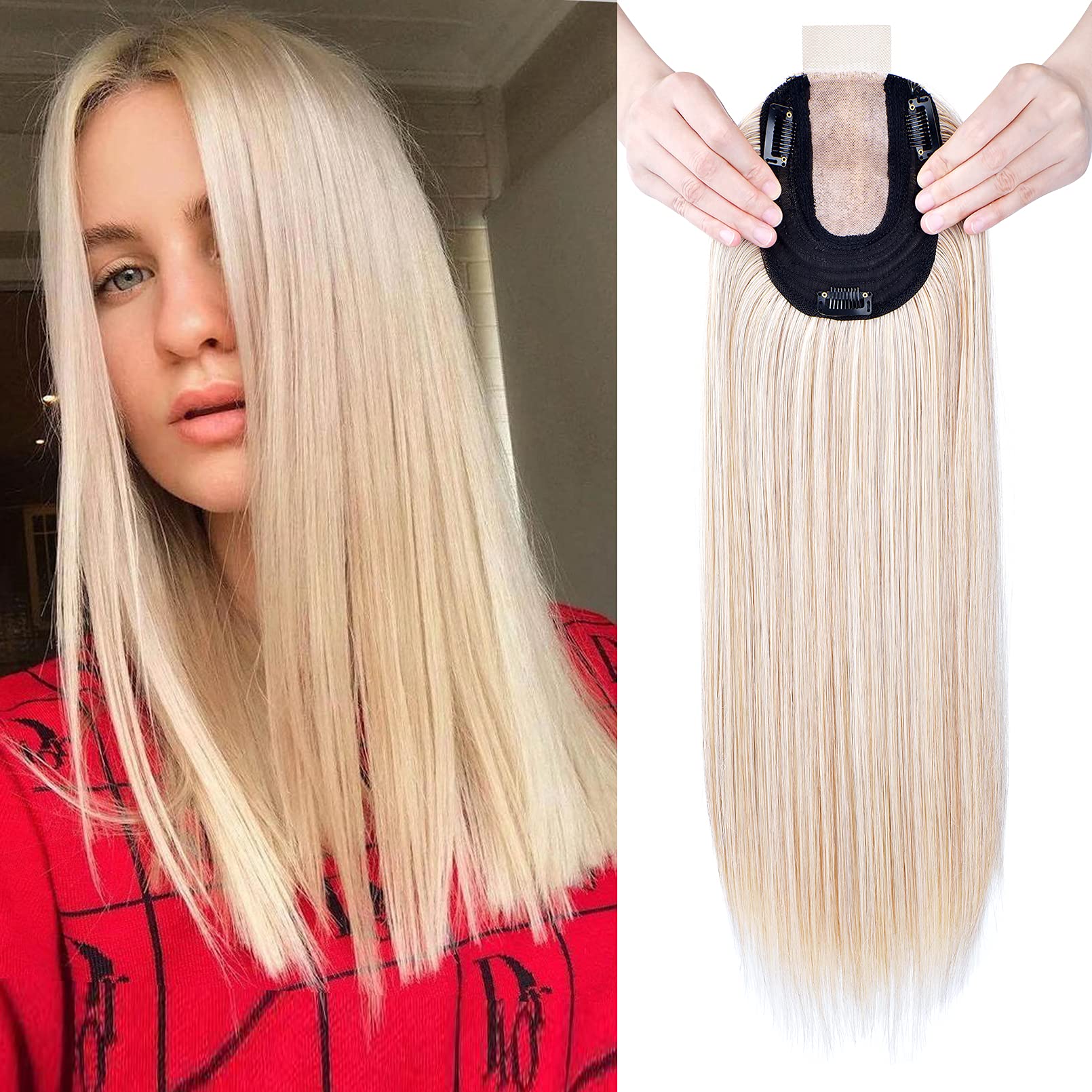 Buy SEIKEA 18" Clip in Hair Topper for Women Straight Hair Toppers