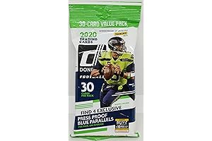 2020 Panini Donruss Football Trading Cards 30 Card Value Fat Pack