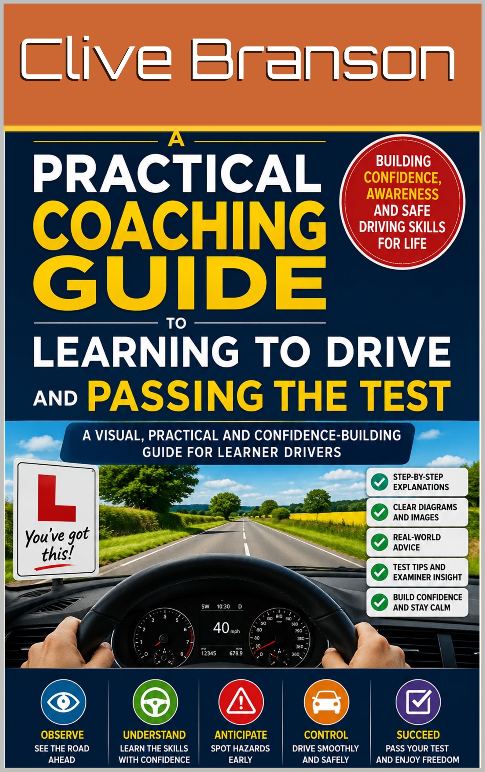 Passer le permis de conduire avec un livre de coaching en anglais pour surmonter l'anxiété au volant