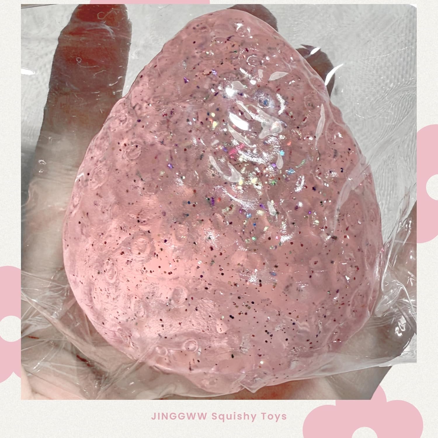 Handmade Strawberry Taba Squishy Toys, Cute Strawberry Squeeze Toys, Kawaii Strawberry Squishies Fidget Toys, Strawberry Jelly Squishy Funny Novelty Things Suitable for Office School ([Z-Mix]-3Pcs)