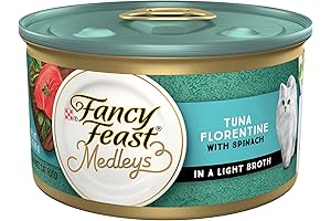 Savory Medley of Tuna, Florentine and Garden Greens in a Delicate Sauce for Fancy Cats