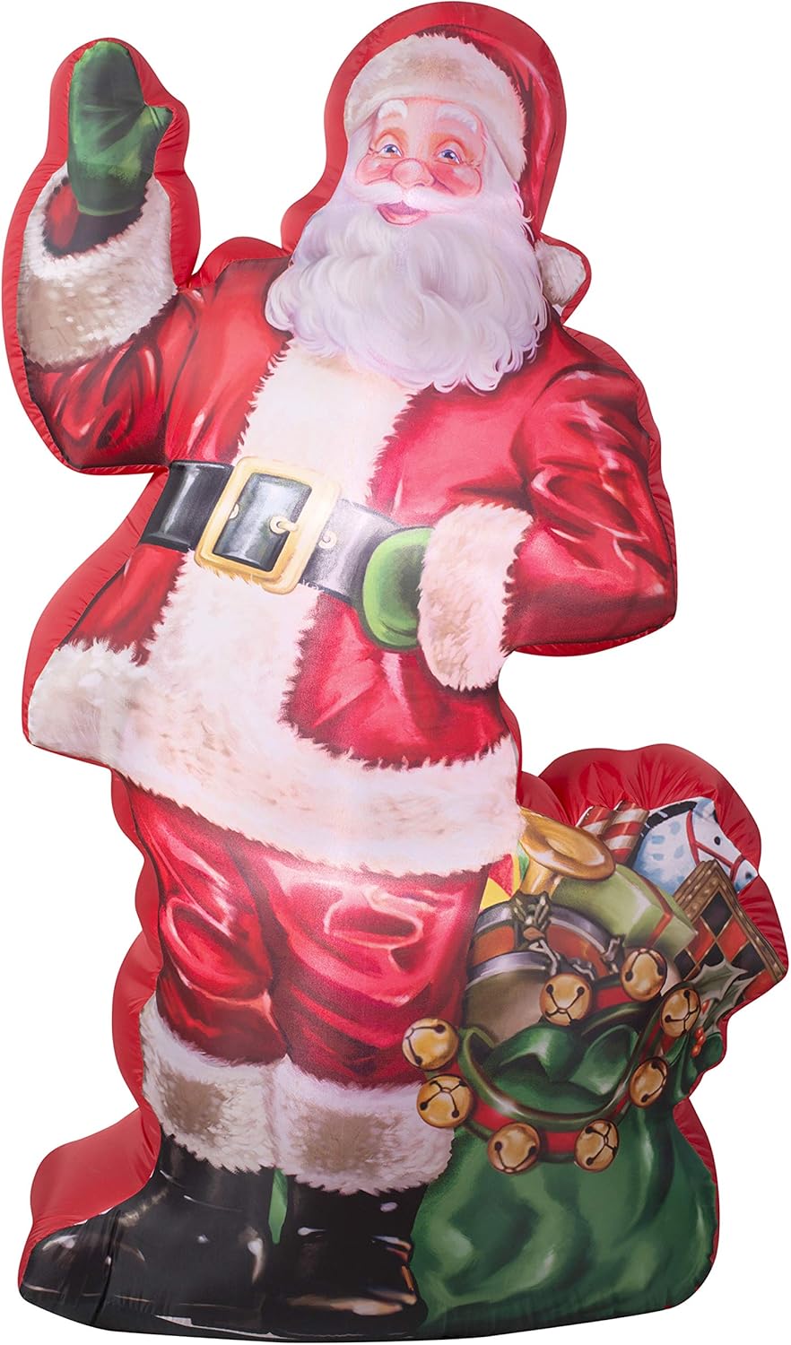 Gemmy Industries Airblown Santa/Gift Bag