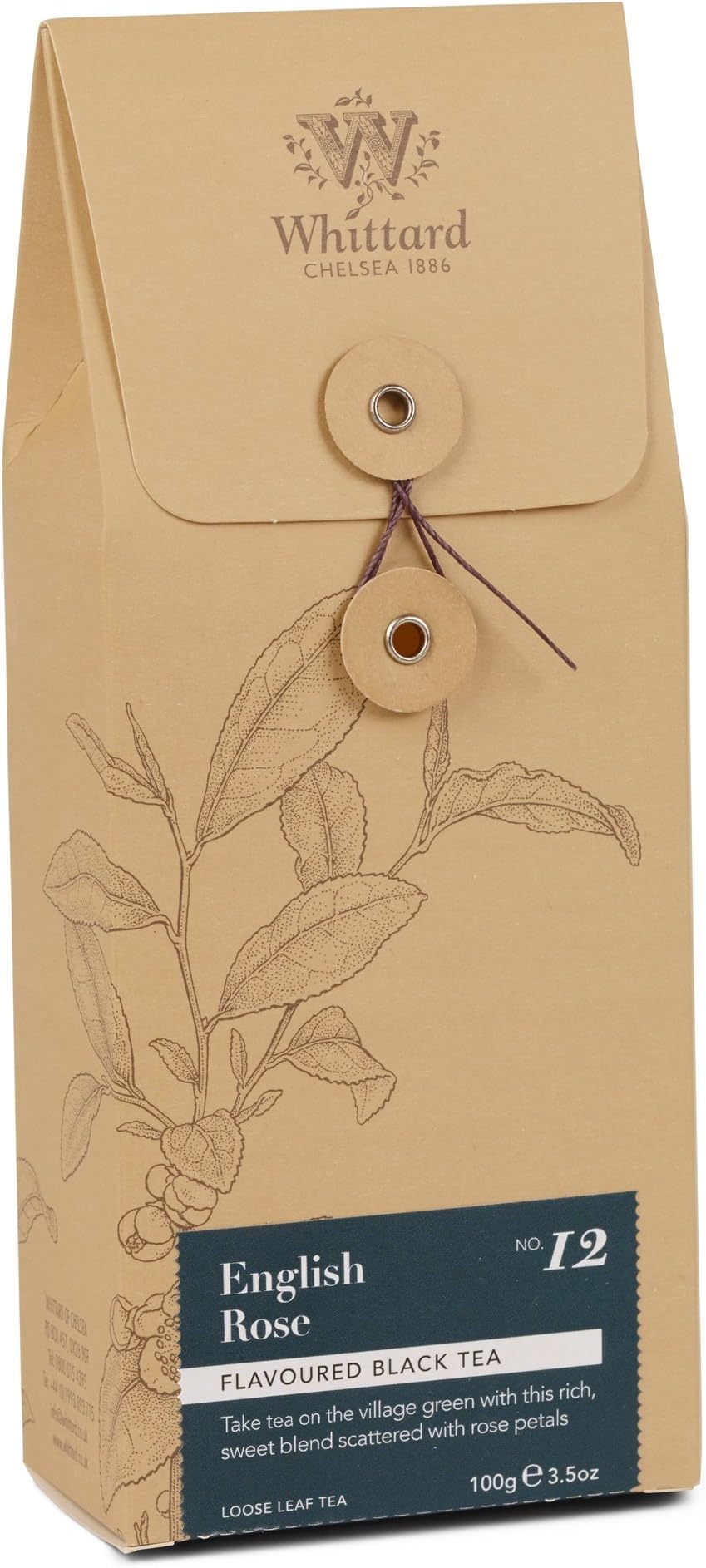 Tea English Rose Loose Leaf 100g