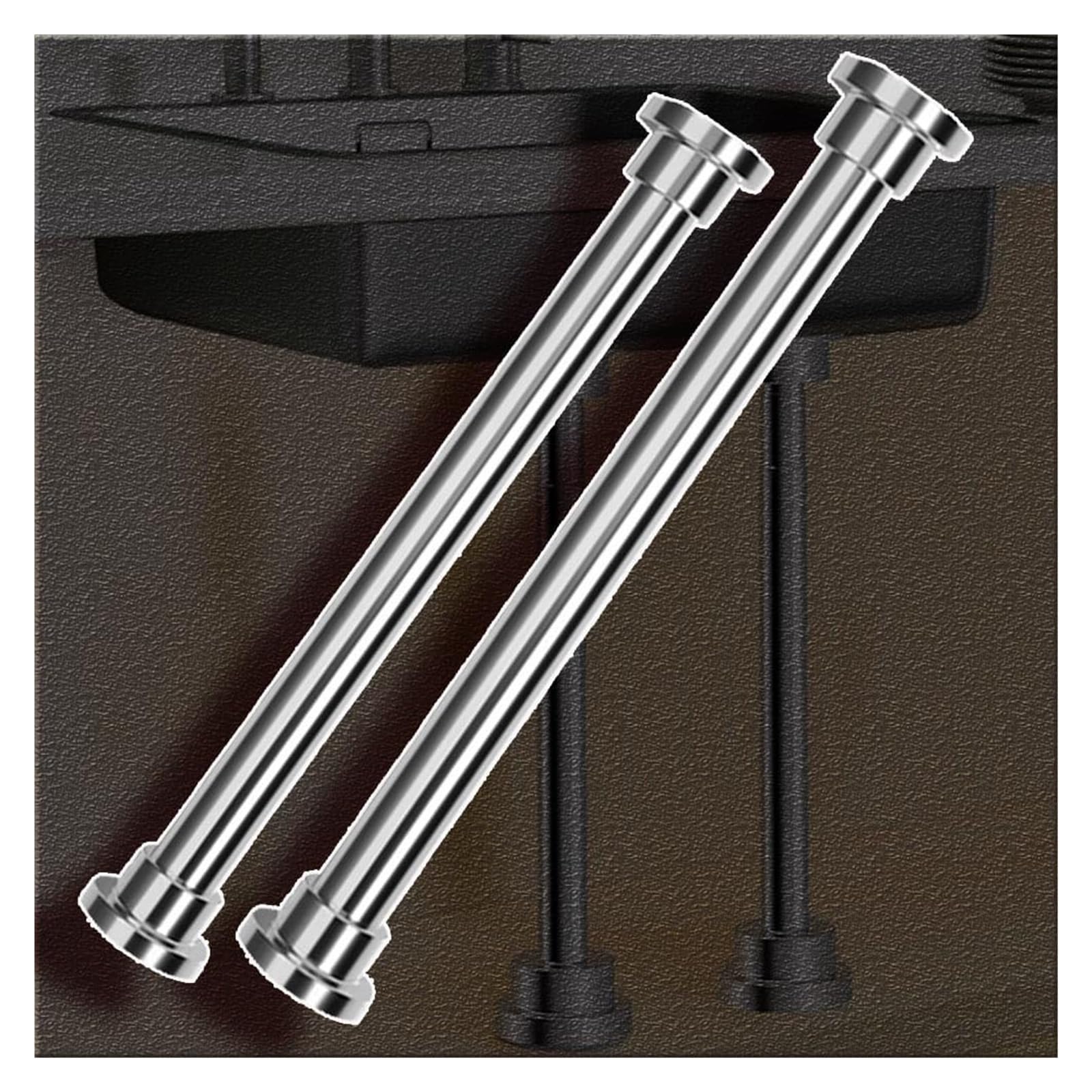 Sink Support Legs, Stainless Steel Undermount Basin BracketsAdjustable Sink Support Legs for Kitchen Bathroom Furniture Repair Kit(Height 59 95cm(23.2" 37.4"))