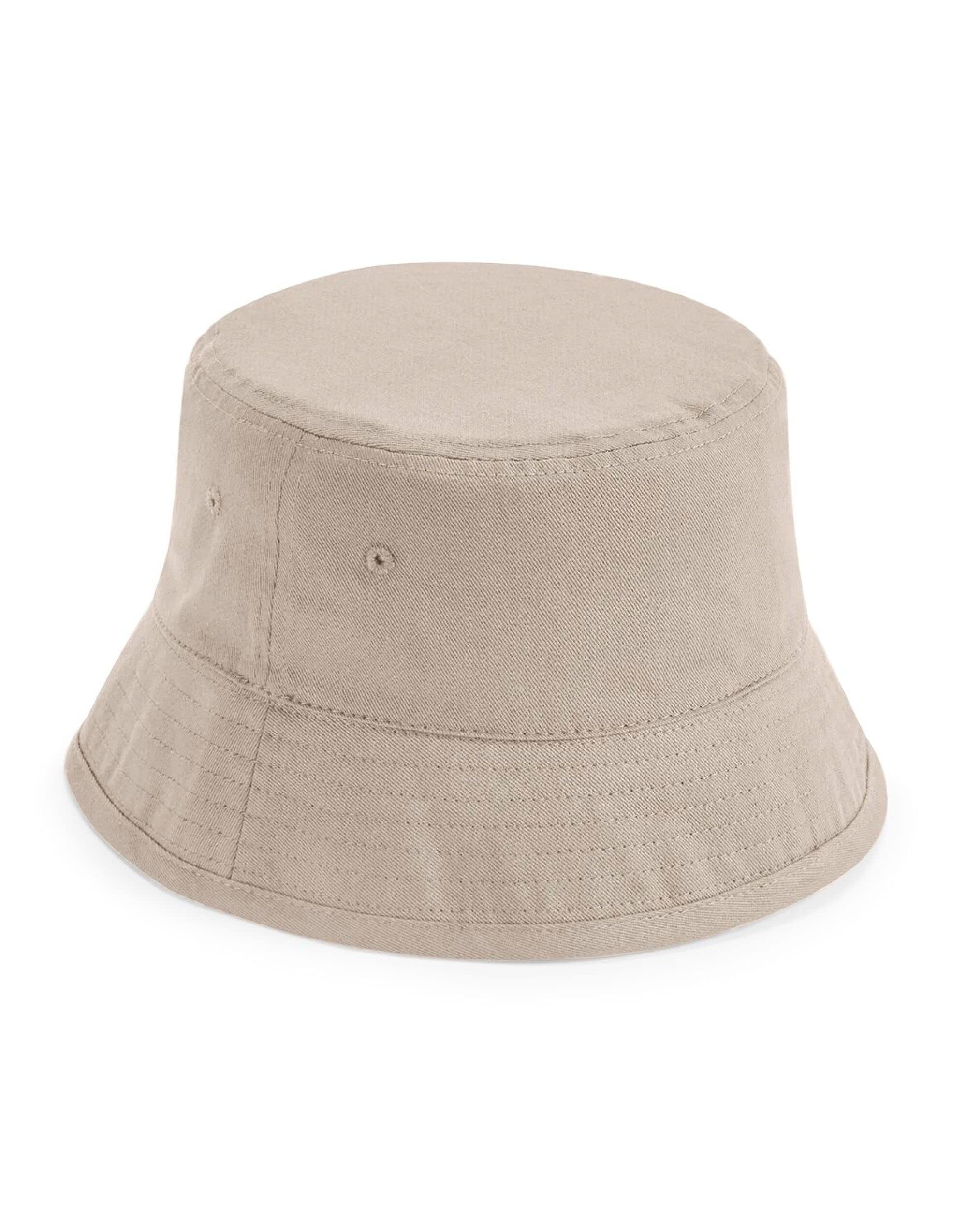 4Sp Unisex Beige 4Sp® Junior Organic Cotton Bucket Hat (S/M, )