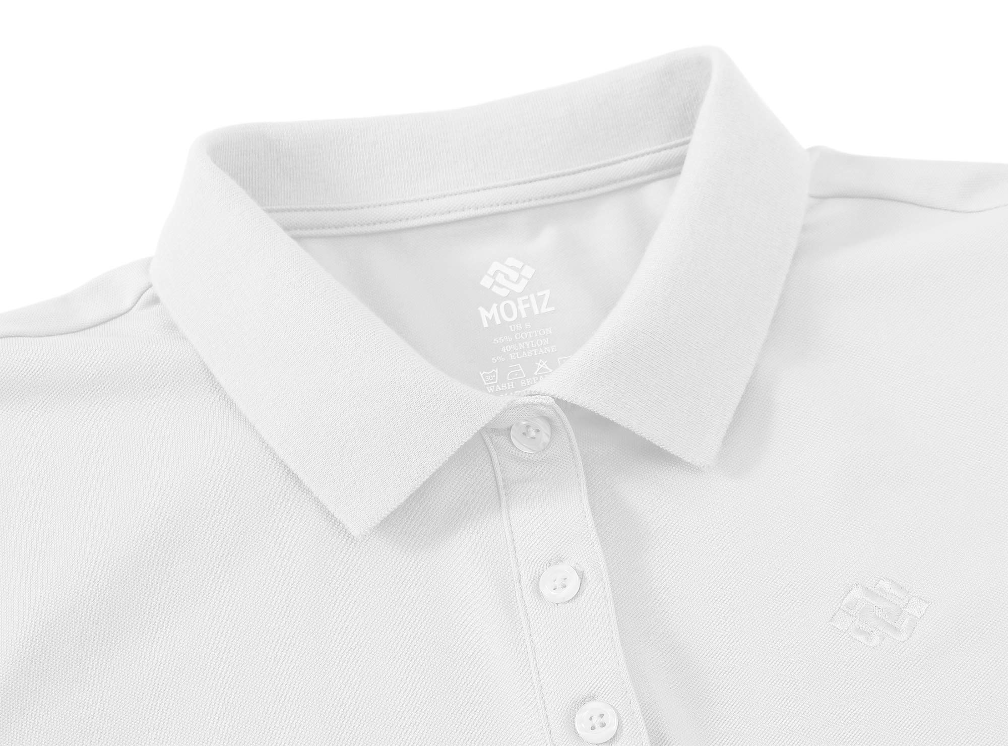 Polo Mujer Mangas Largas Tops Algodón Invierno Cálido Trabajo Golf Camiseta