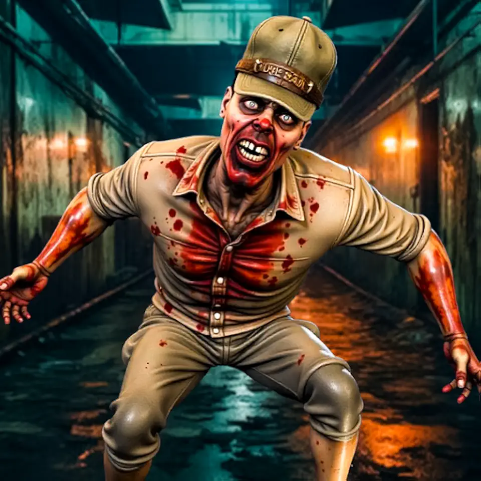 Jogo de aventura e sobrevivência de tiro Zombie Sniper 3D