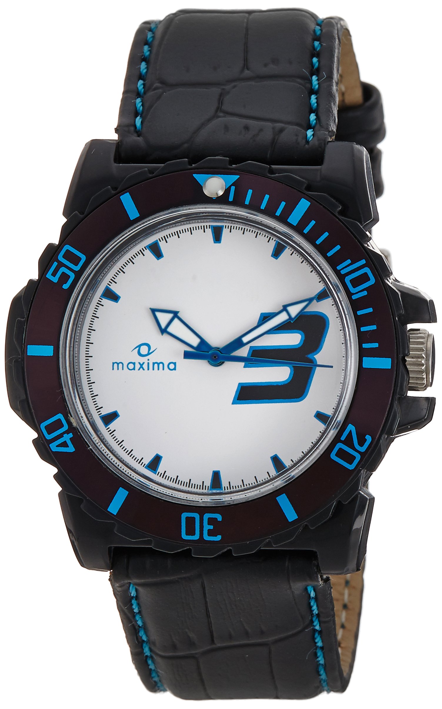 Maxima Leather Hybrid Analog Multi-Color Dial Men Watch - 29726Lpgw, Black Band (B00KX1QGX6) Amazon Price History, Amazon Price Tracker