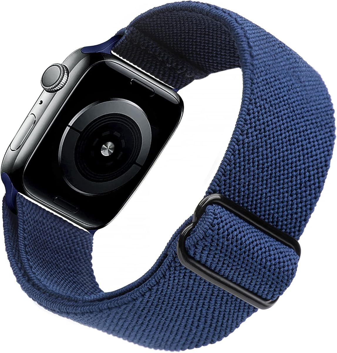 Arae Stretchy WatchBand Compatible for Apple Watch Band 49 mm 45mm 44mm 42mm Comfortable Adjustable Sport Band for iWatch Series 11 10 9 8 7 6 5 4 SE 3 2 1 Ultra 1 2 Women Men - Blue