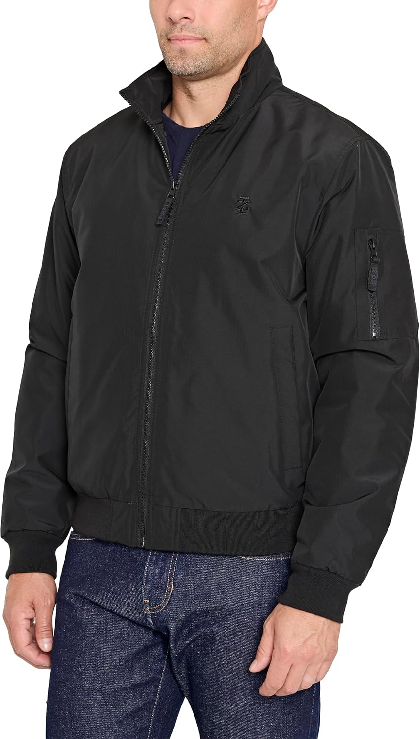 IZOD Men's Tech Racer Bomber